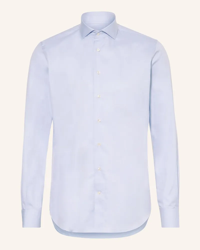 Profuomo Hemd Slim Fit Blau