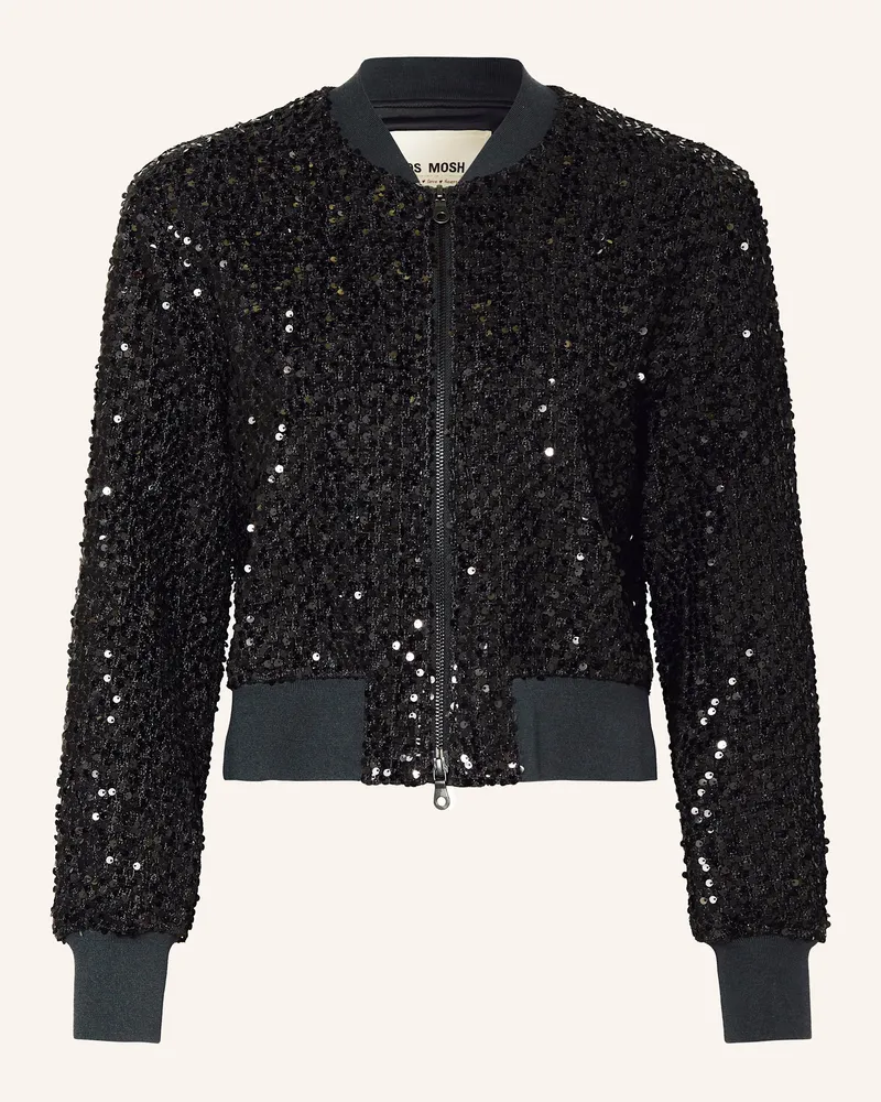 Mos Mosh Blouson Mmcate Lala Mit Pailletten grau Dunkelgrau