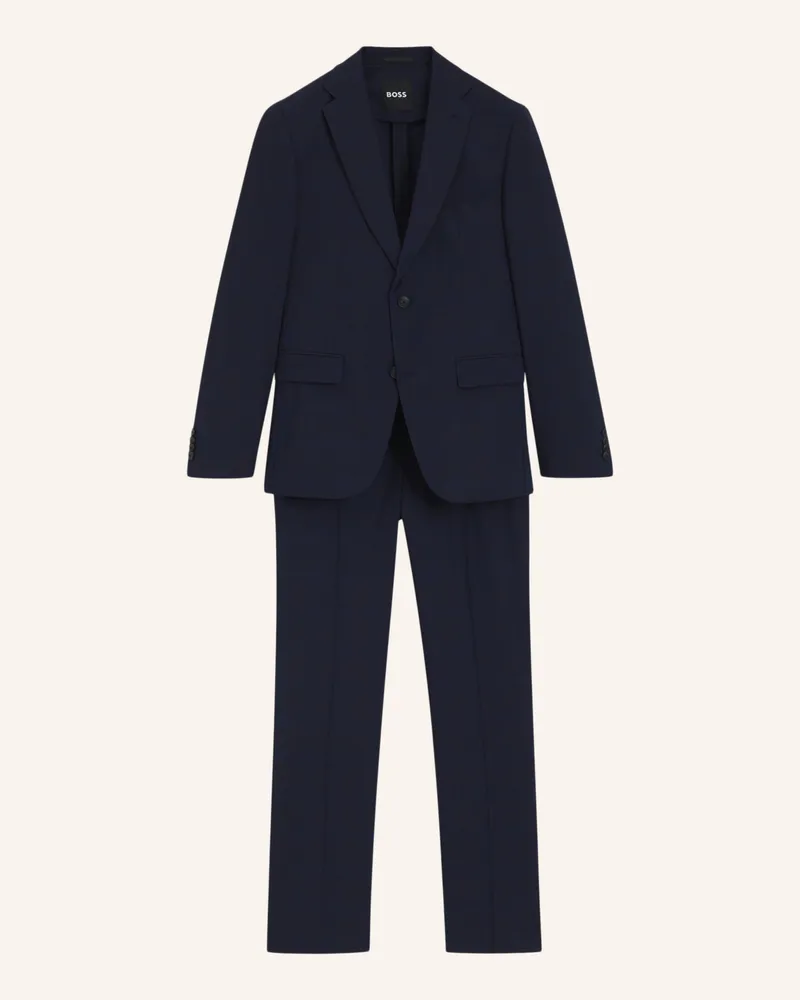 HUGO BOSS Business Anzug P-HUGE-2PCS-252 Slim Fit Dunkelblau