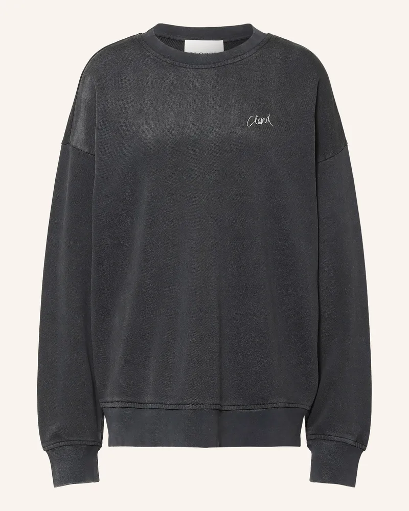 Closed Oversized-Sweatshirt schwarz Schwarz