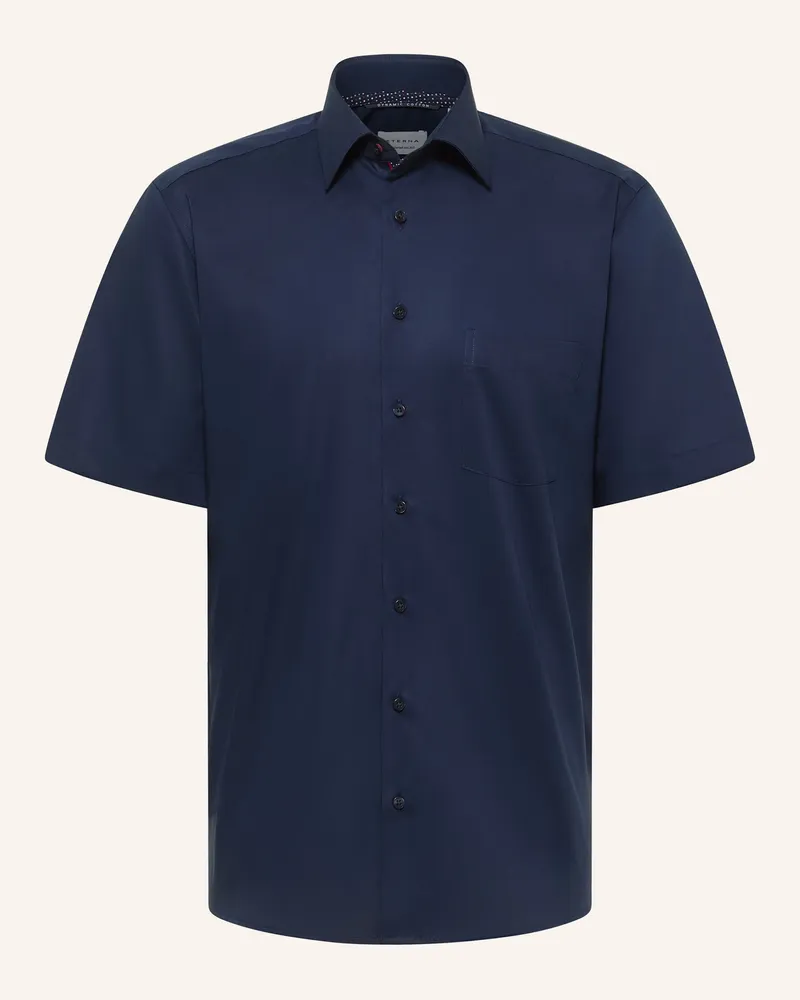 Eterna Kurzarm-Hemd MODERN FIT Dunkelblau