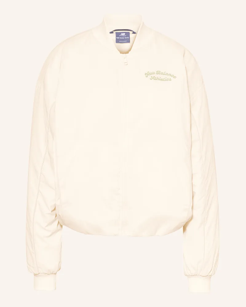 New Balance Oversized-Blouson Linear Heritage weiss Ecru