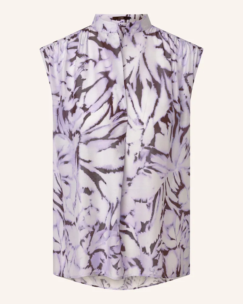 windsor. Blusentop mit Seide Helllila