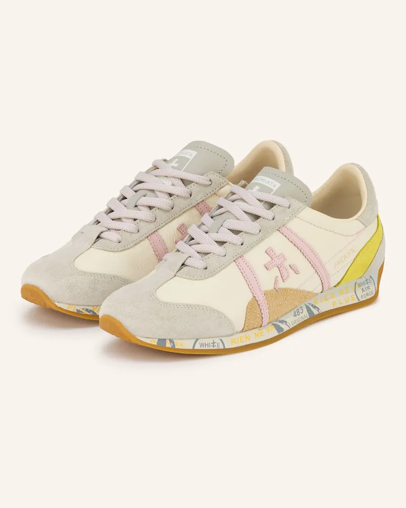 Premiata Sneaker White Jackyxd rosa Hellrosa