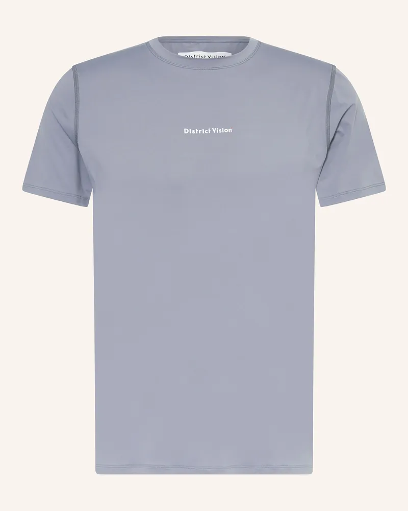 District Vision Laufshirt Grau