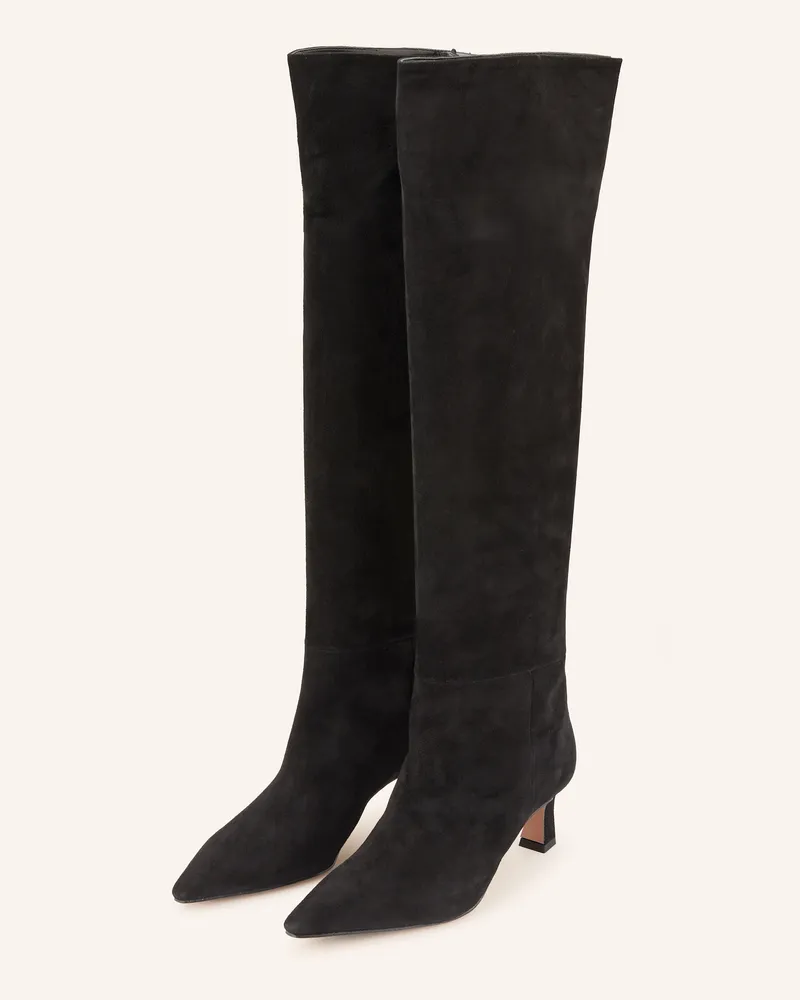 Bianca Di Overknee-Stiefel schwarz Schwarz