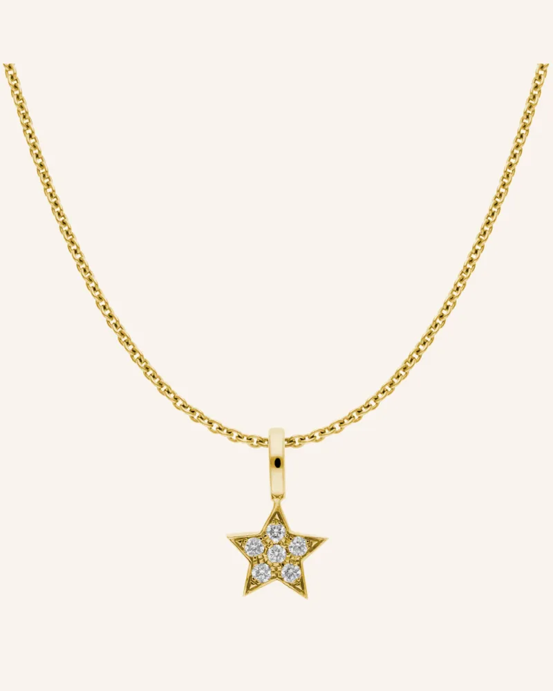 CADA Kette Tiny Star gold Gold