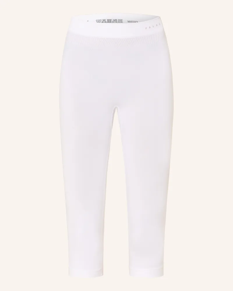 Falke Funktionswäsche-Hose WARM mit verkürzter Beinlänge Weiss