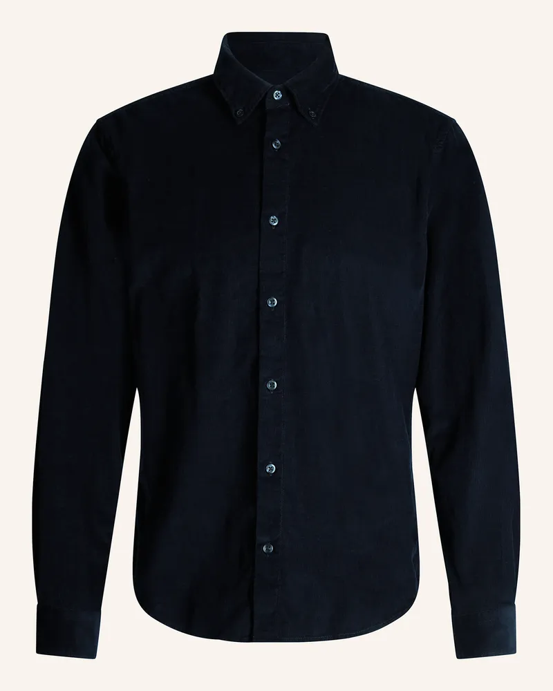 Strellson Cordhemd Corey Regular Fit blau Dunkelblau