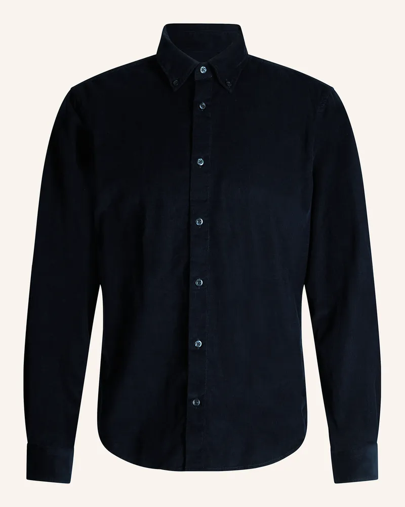 Strellson Cordhemd Corey Regular Fit blau Dunkelblau