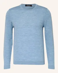 Maerz Pullover aus Merinowolle Blau