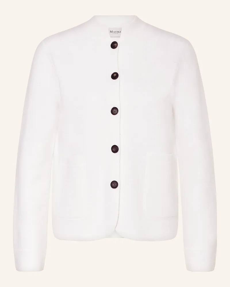 Maerz Strickjacke weiss Ecru