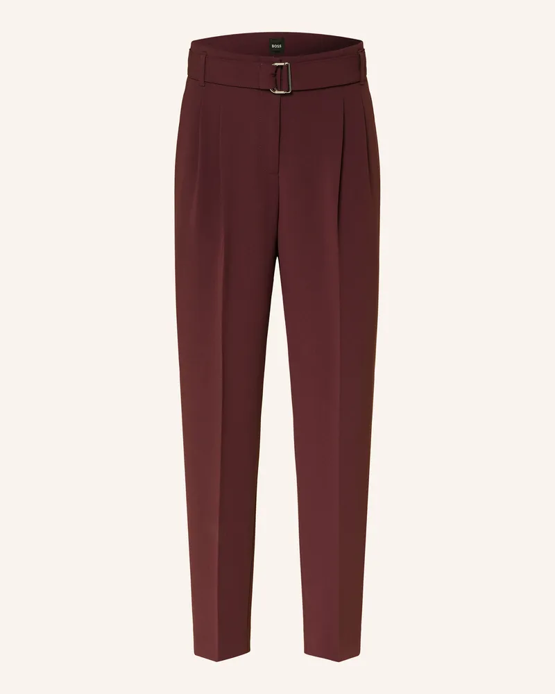 HUGO BOSS 7/8-Hose TAPIAH Dunkelrot