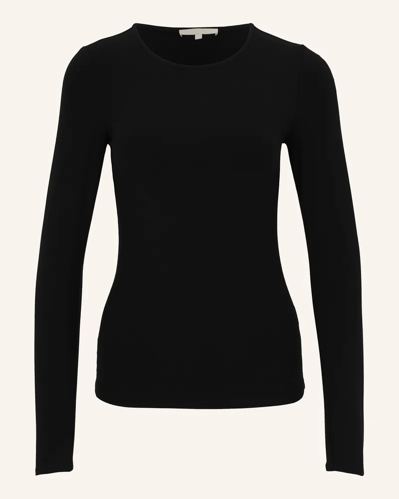 Les Lunes Langarmshirt Saage Warm Thermo Longsleeve schwarz Schwarz