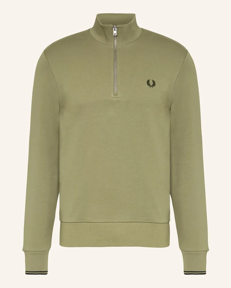 Fred Perry Sweat-Troyer gruen Oliv
