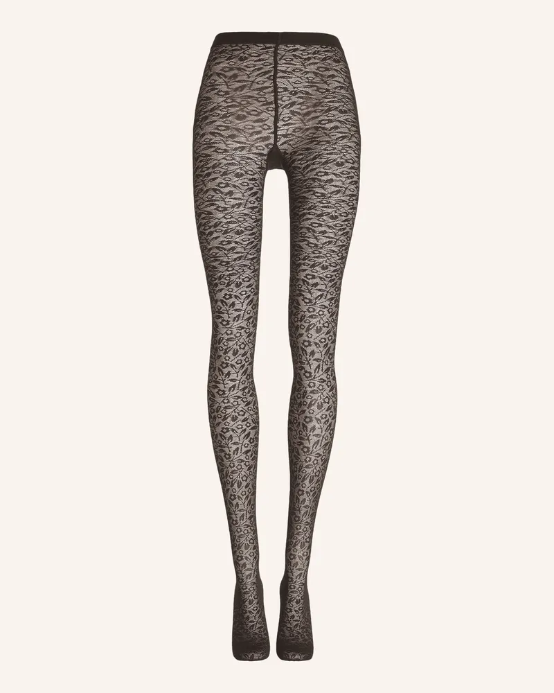 Wolford Wolford Tights Bouquet Tights Dunkelbraun