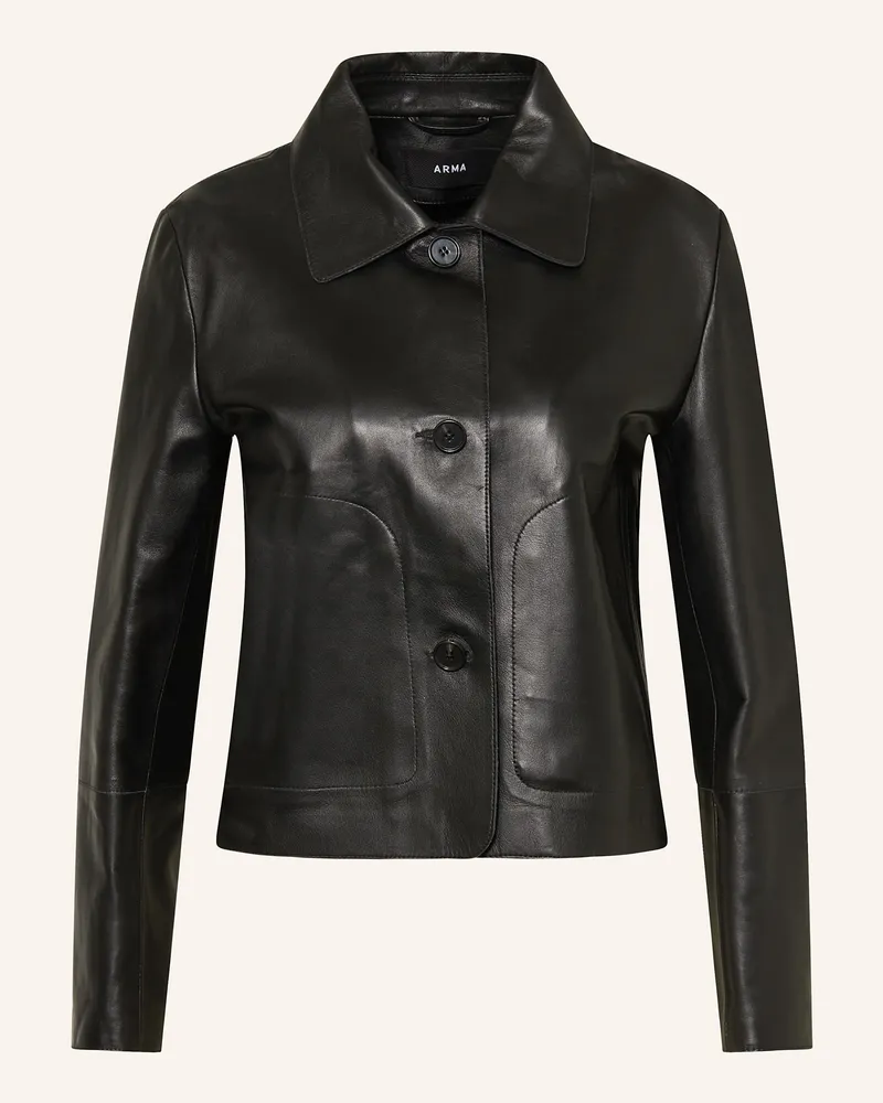 Arma Lederjacke Emy schwarz Schwarz