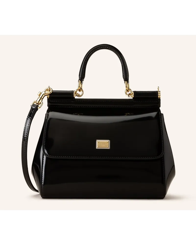 Dolce & Gabbana Handtasche SICILY Schwarz