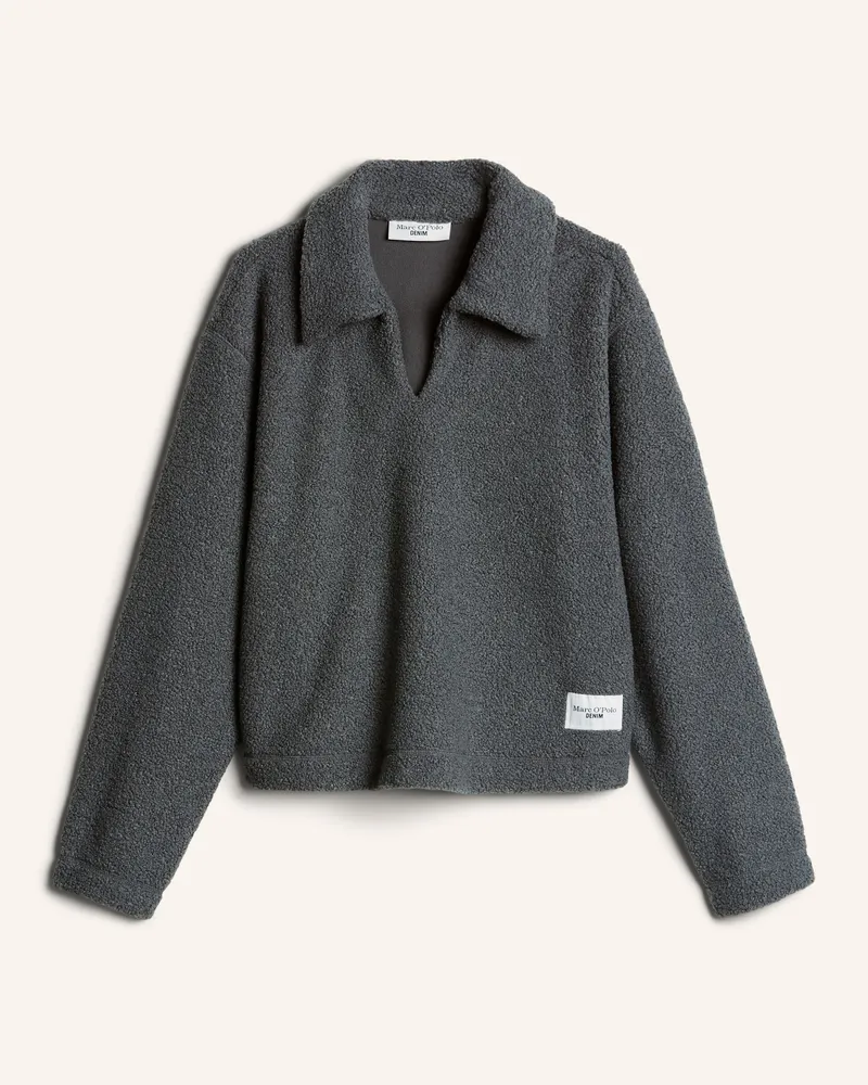 Marc O'Polo Teddy-Sweatshirt grau Grau