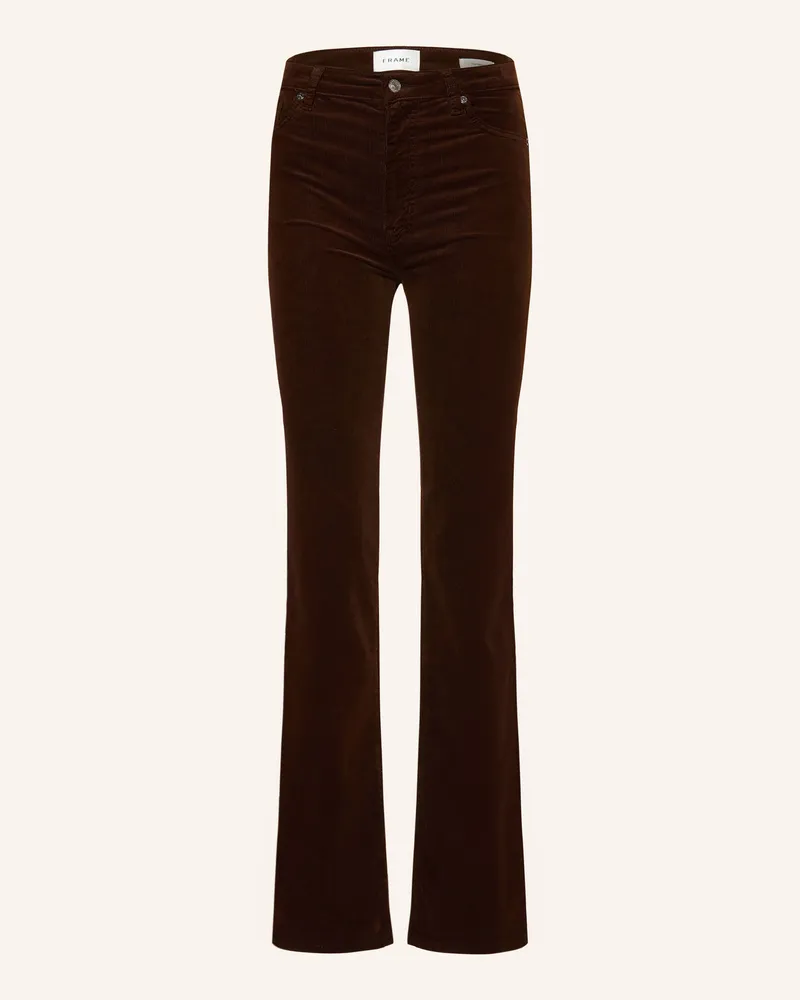 Frame Denim Bootcut-Hose The Corduroy Reboot Aus Cord braun Espr