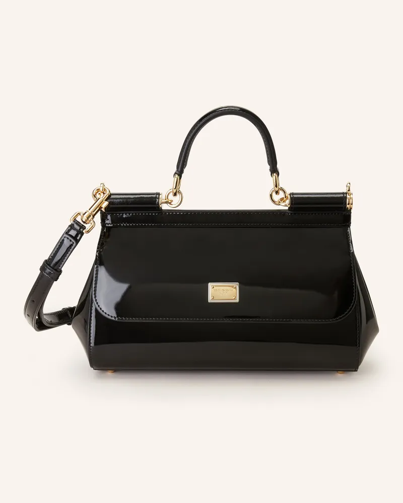 Dolce & Gabbana Umhängetasche Sicily Medium schwarz Schwarz