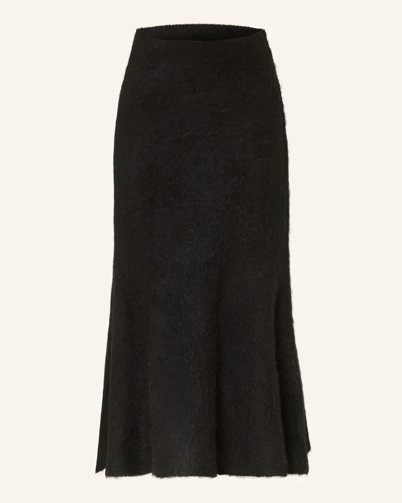 REMAIN Strickrock Mit Alpaka schwarz Schwarz