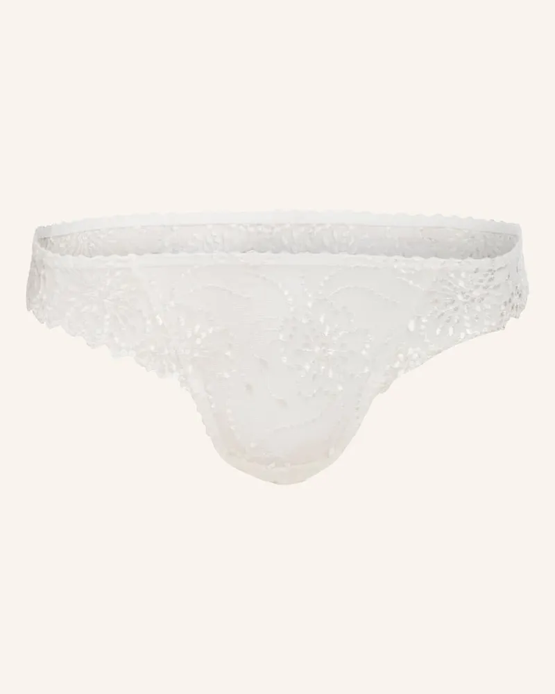 Marie Jo String JANE mit Schmuckperlen Weiss