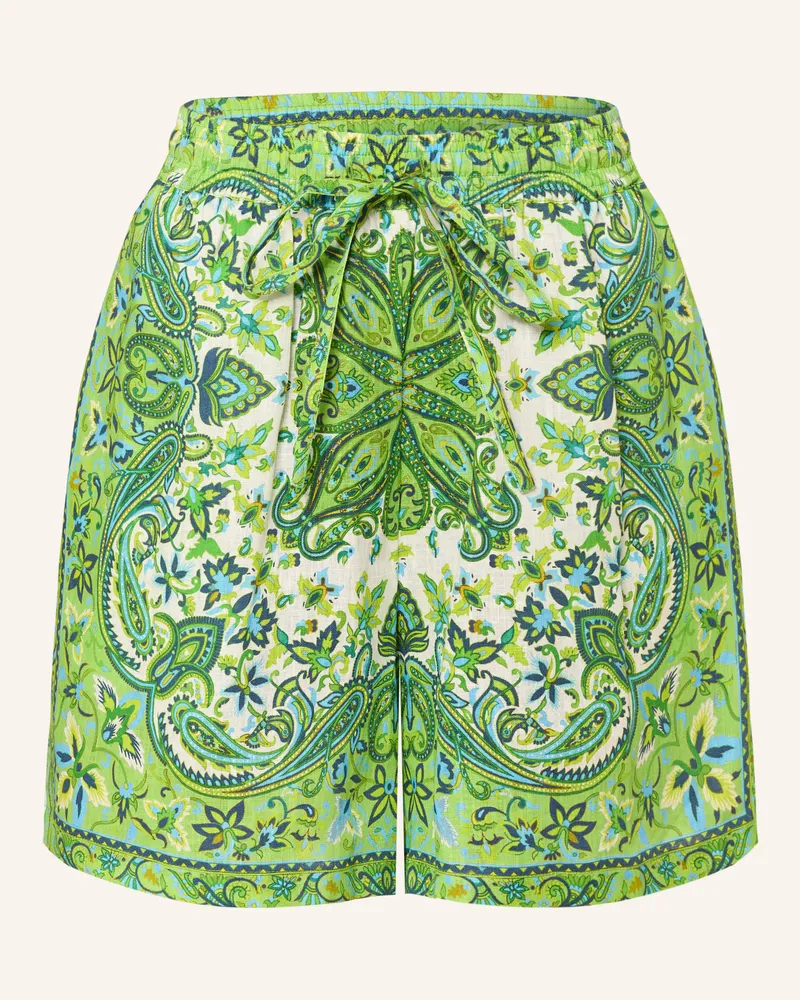 Mrs & HUGS Leinenshorts Hellgrün