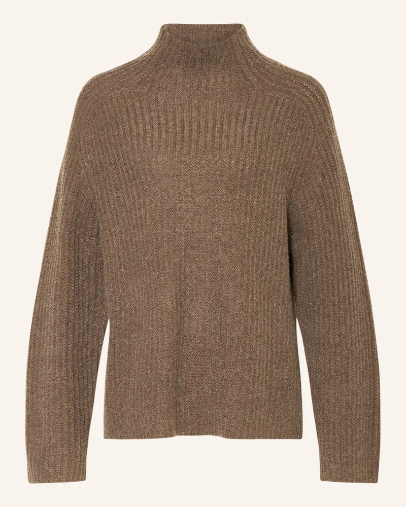 Repeat Pullover mit Cashmere Taupe
