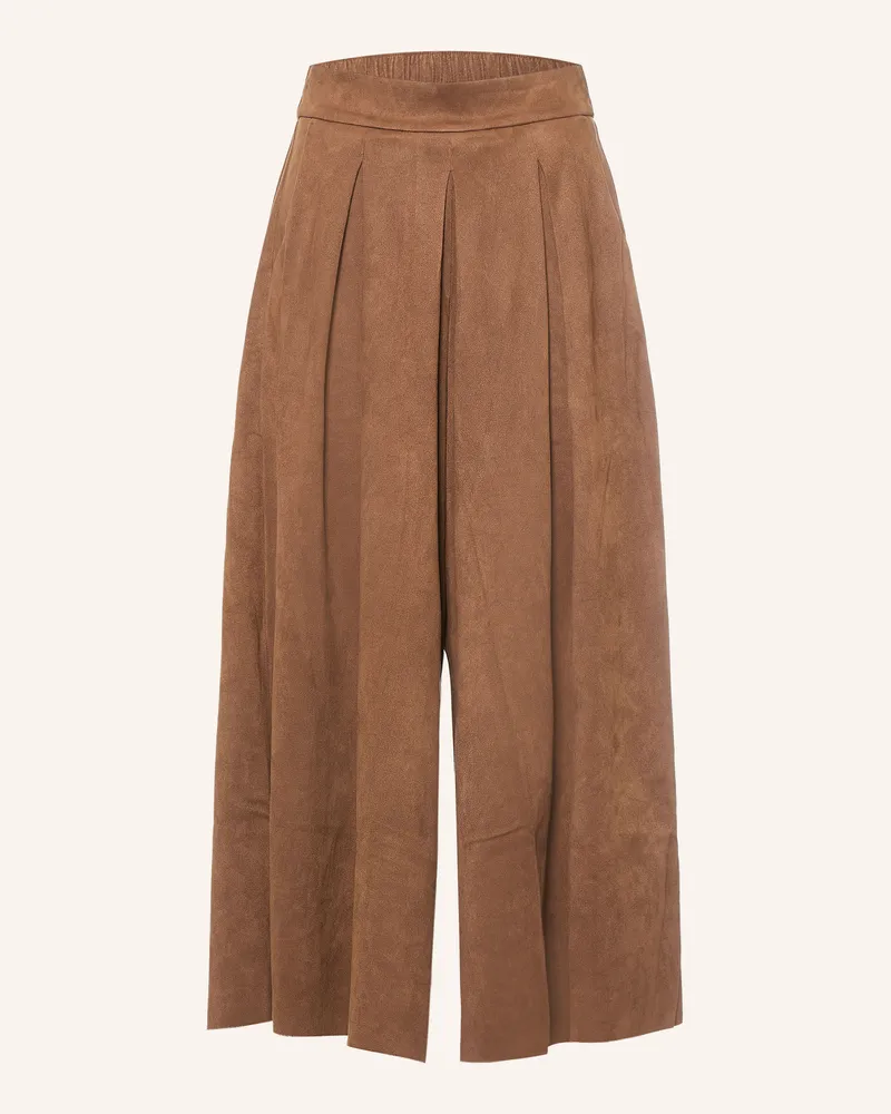 Betty Barclay Culotte In Lederoptik braun Braun