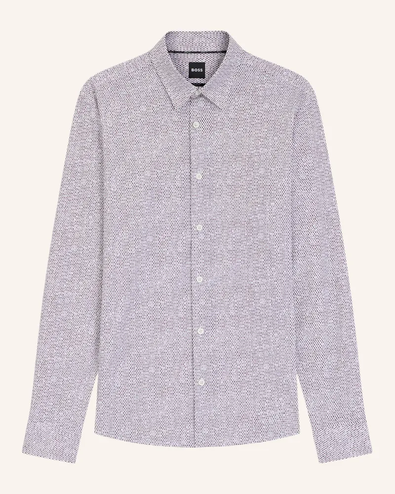 HUGO BOSS Casual Hemd P-ROAN-KENT-C1-233 Slim Fit Braun
