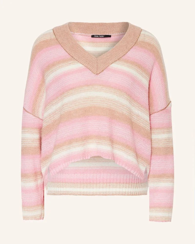 MARC AUREL Pullover mit Glitzergarn Hellrosa