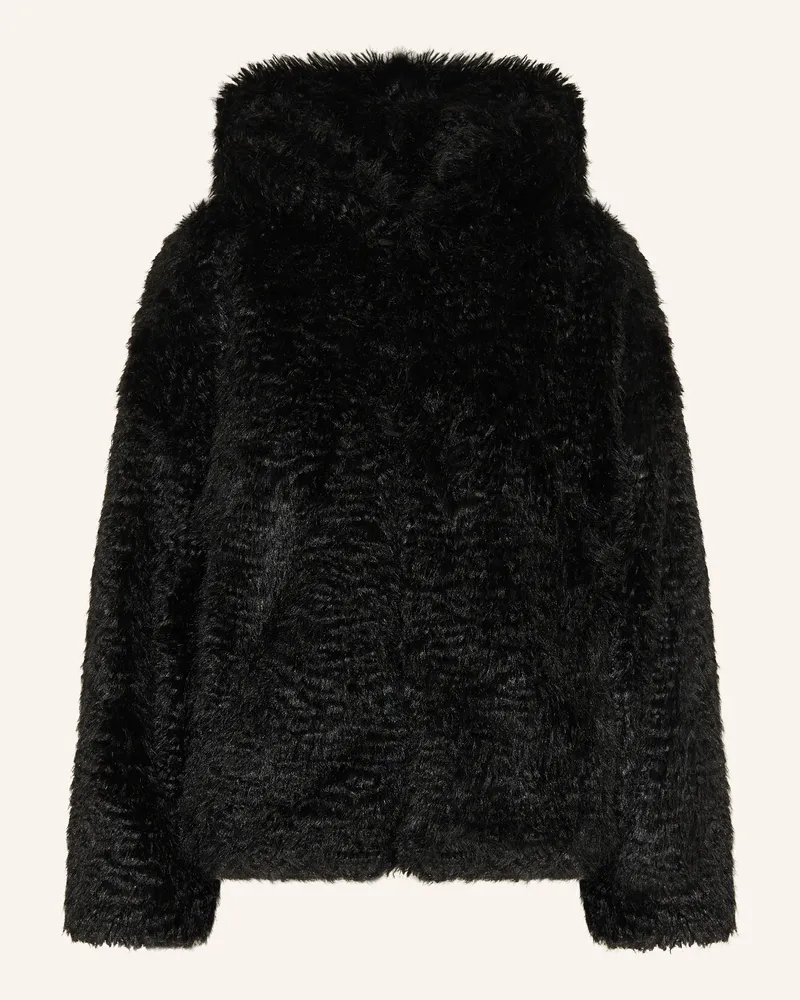 Drykorn Kunstfell-Jacke Emneth schwarz Schwarz