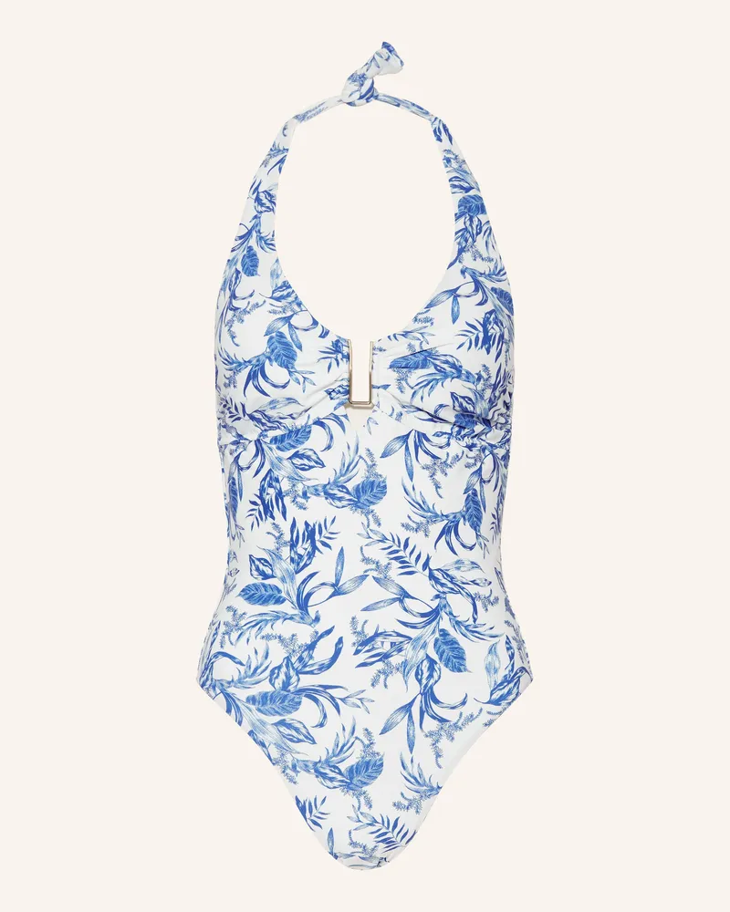 Melissa Odabash Neckholder-Badeanzug TAMPA Blau