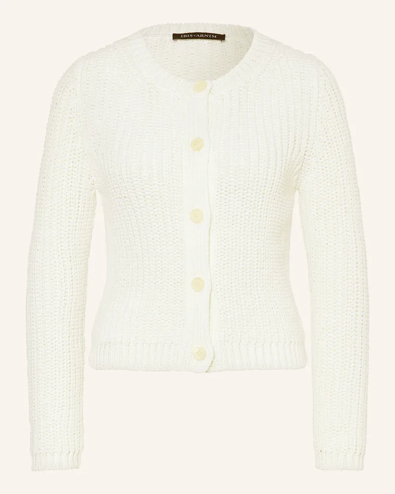 Iris von Arnim Strickjacke NURIA Weiss