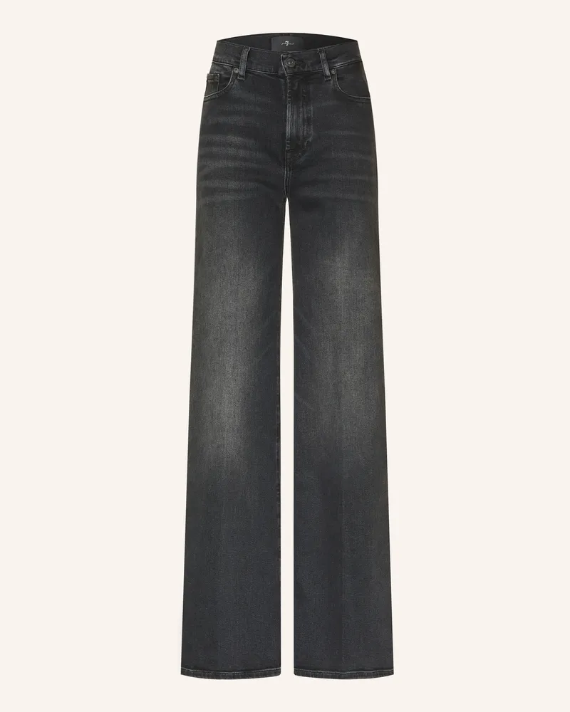 7 for all mankind Wide Leg Jeans Lotta schwarz 45i