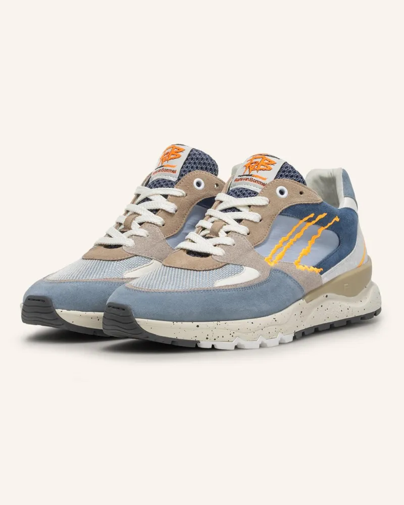 Floris van Bommel Sneaker DE TREENER 06 Hellblau