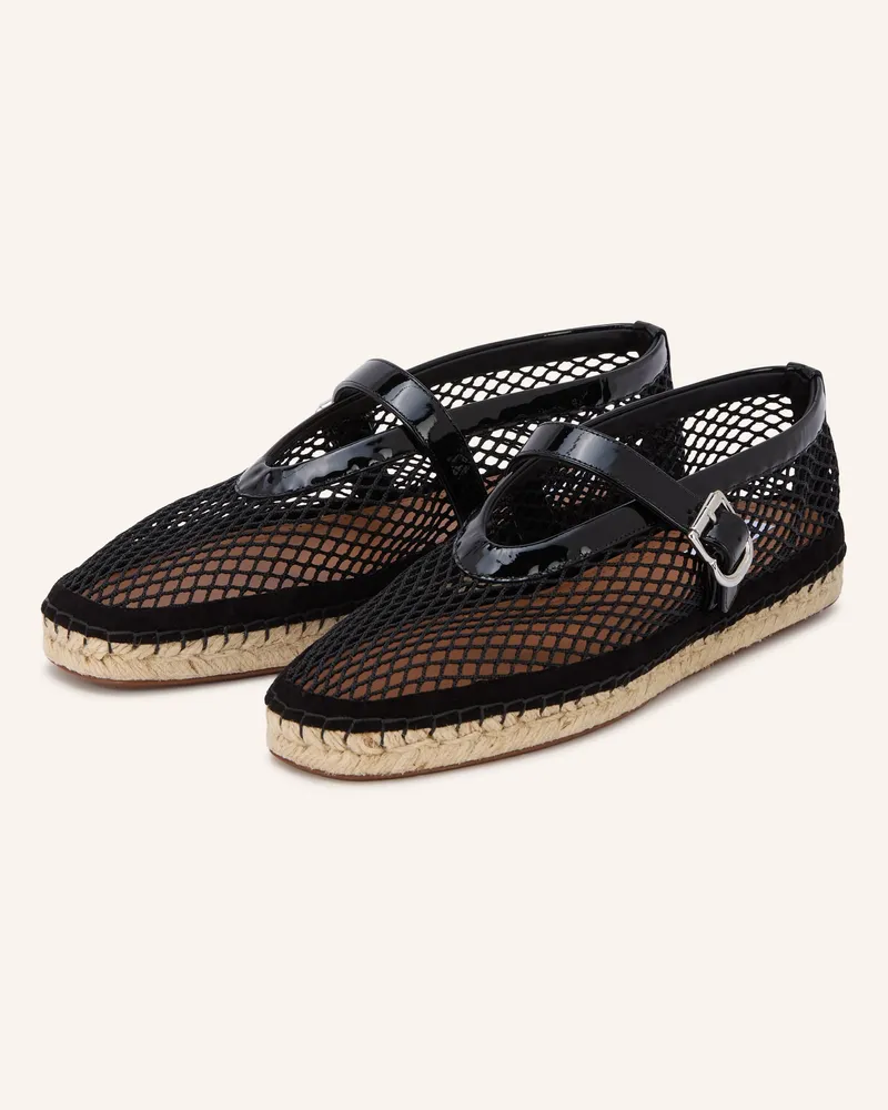 Alaïa Espadrilles schwarz Schwarz