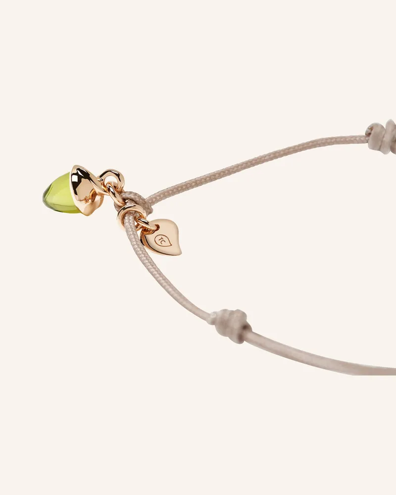 TAMARA COMOLLI Armband BRACELET 'MYMIKADO' WITH PERIDOT aus 18 Karat Roségold mit Peridot Roségold