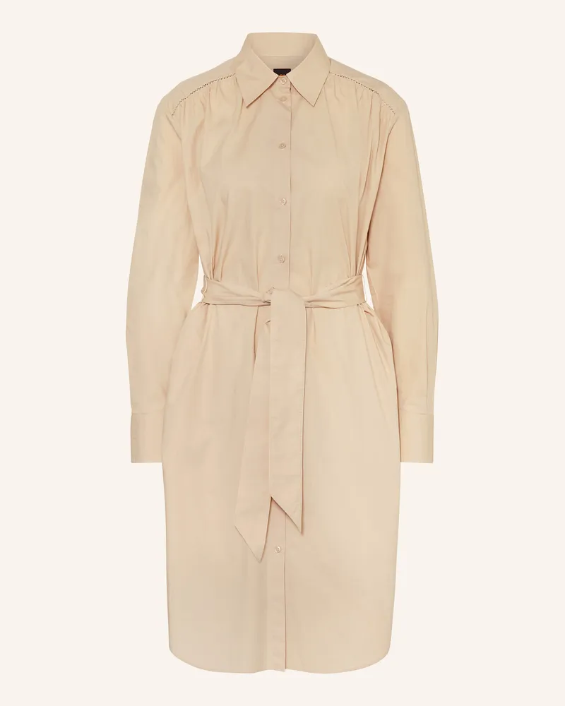 HUGO BOSS Hemdblusenkleid DELEGANT Beige