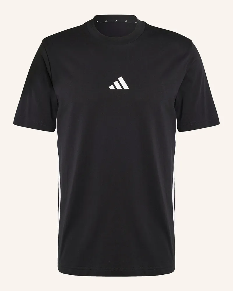 adidas T-Shirt ESSENTIALS 3-STRIPES Schwarz