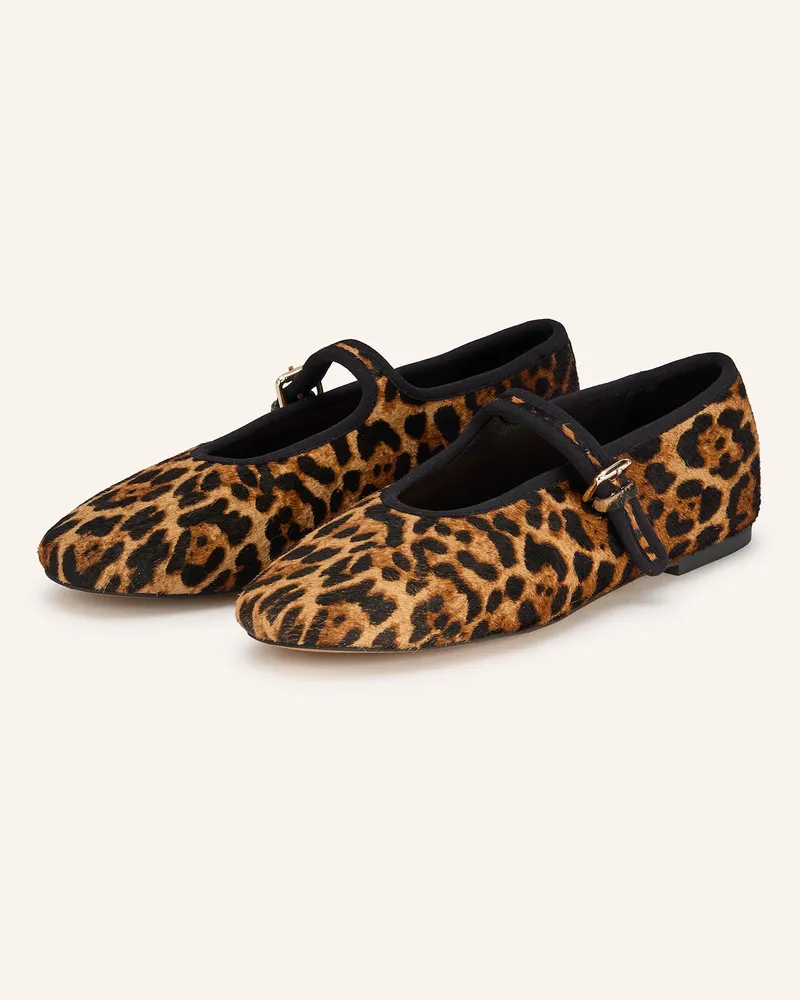 Inuovo Mary-Jane-Ballerinas PONY Schwarz