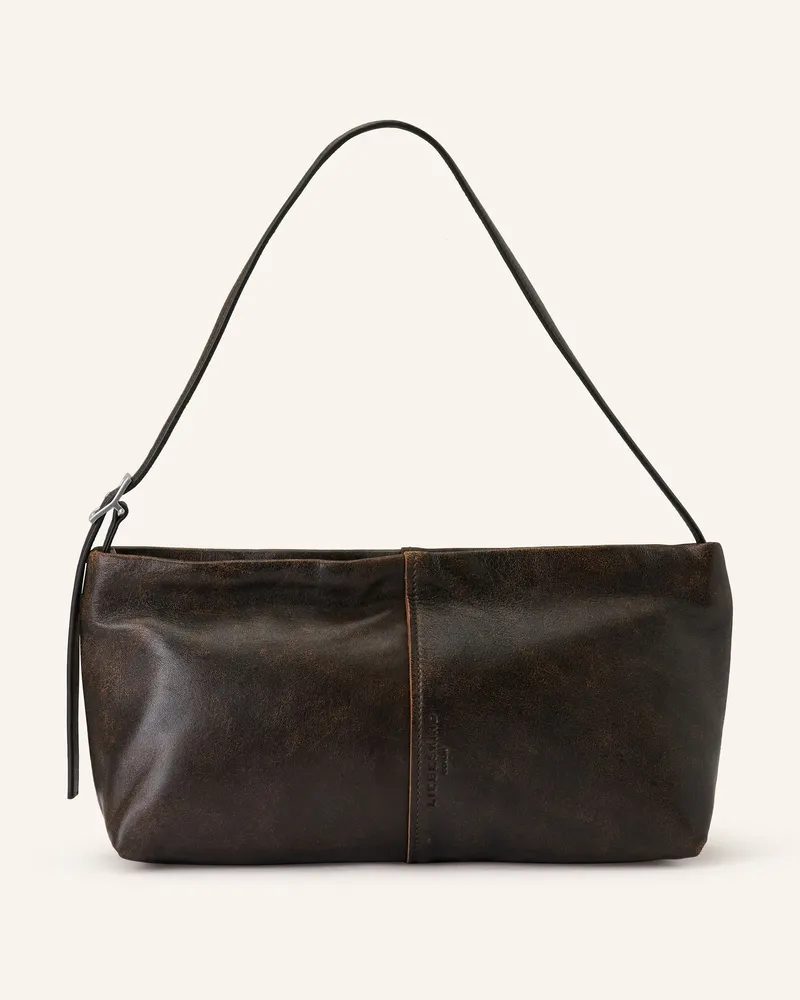Liebeskind Schultertasche Fiona Small braun Dunkelbraun