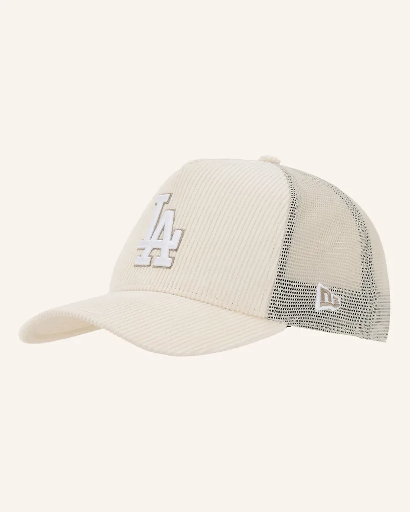 New Era Cap 9FORTY LA DODGERS MLB im Materialmix Creme