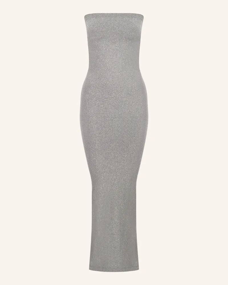 Wolford Strickkleid Silber