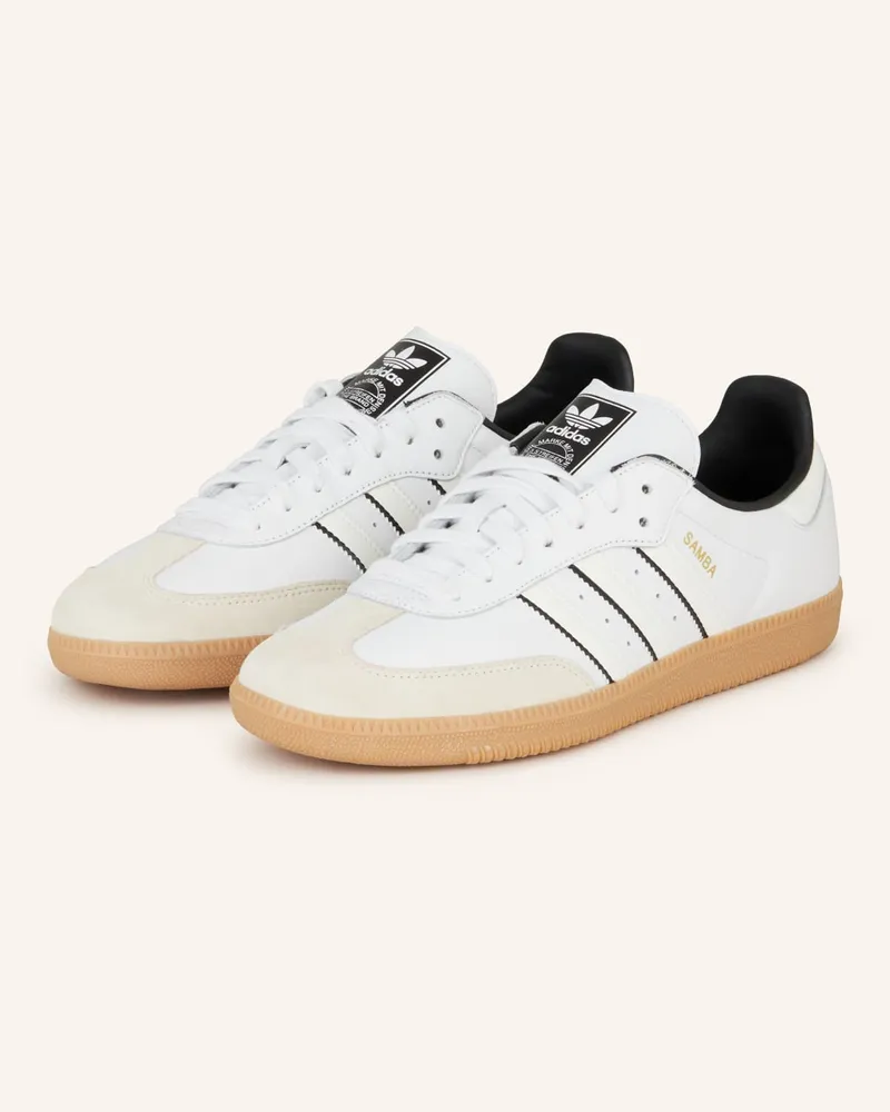 adidas Sneaker SAMBA OG - WEISS/ CREME/ ECRU Weiss