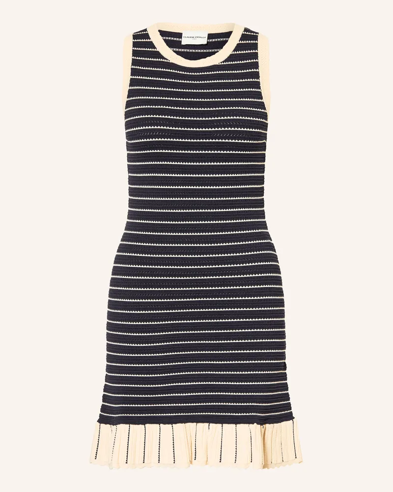 Claudie Pierlot Strickkleid schwarz Dunkelblau