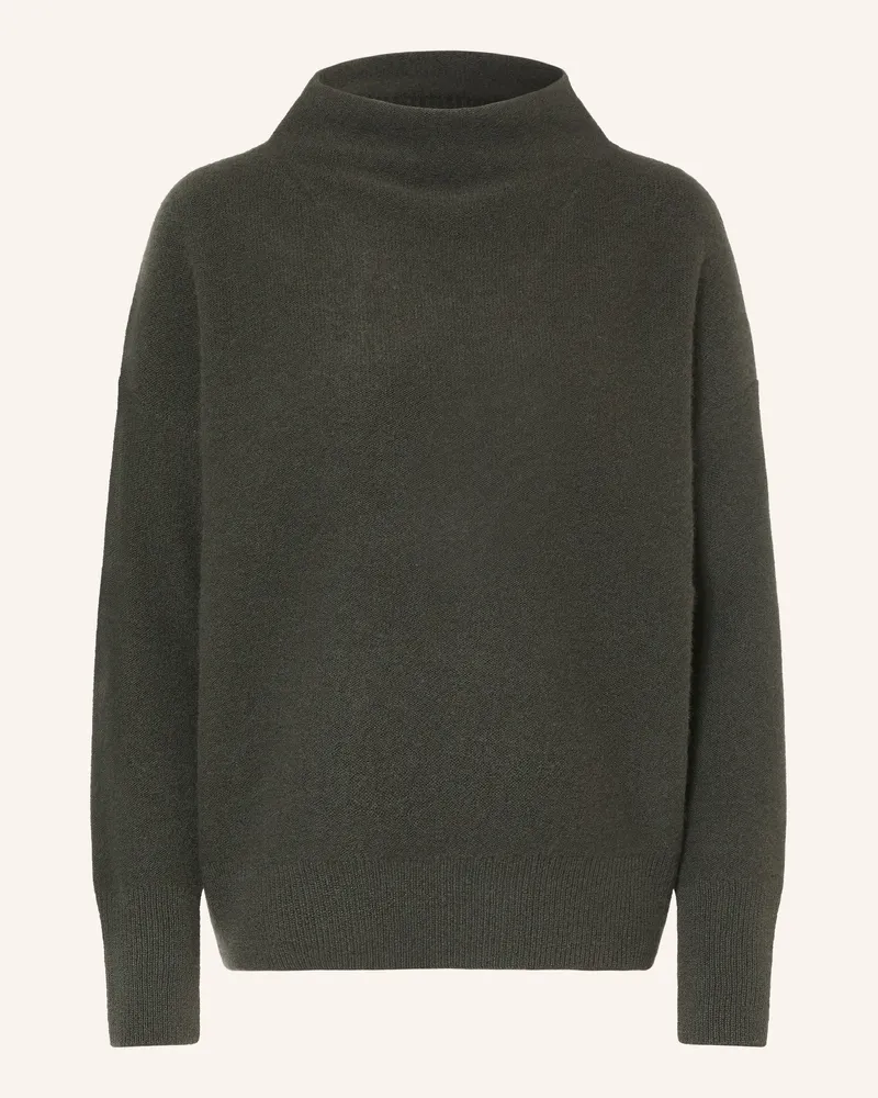 Vince Cashmere-Pullover gruen Oliv