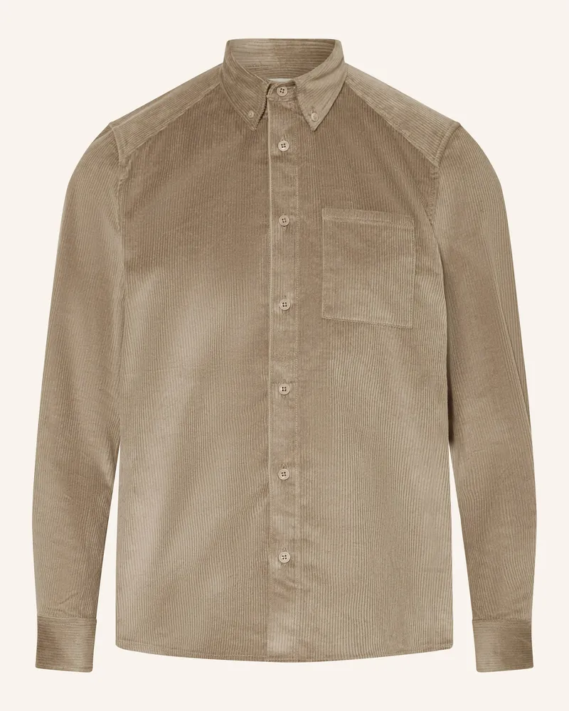 Drykorn Cordhemd LIET Comfort Fit Hellbraun