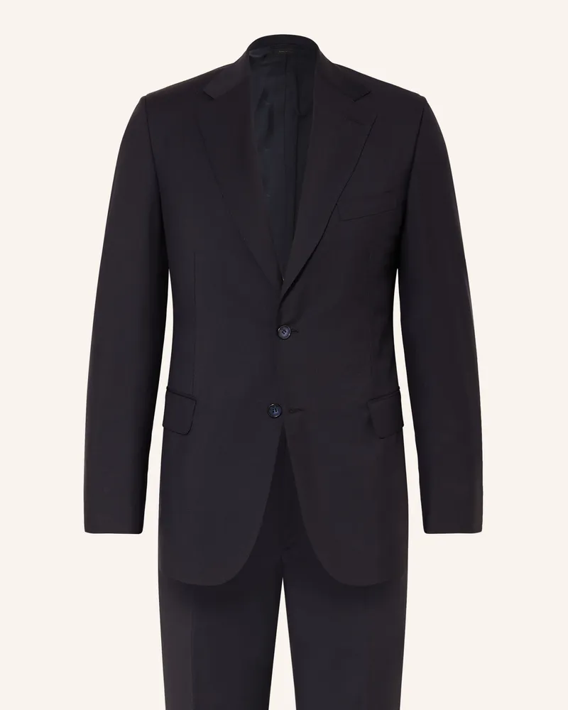 Brioni Anzug Extra Slim Fit blau Dunkelblau